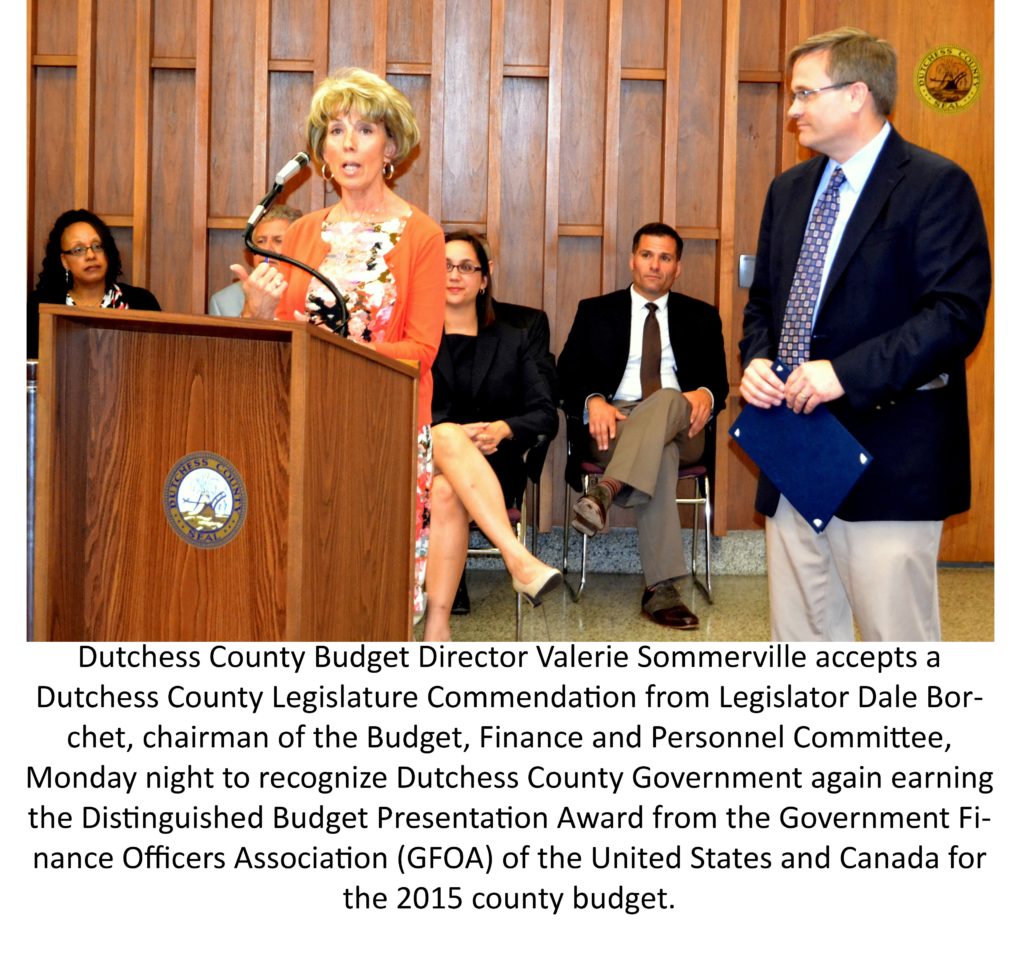 Dutchess County Budget Director Valerie Sommerville