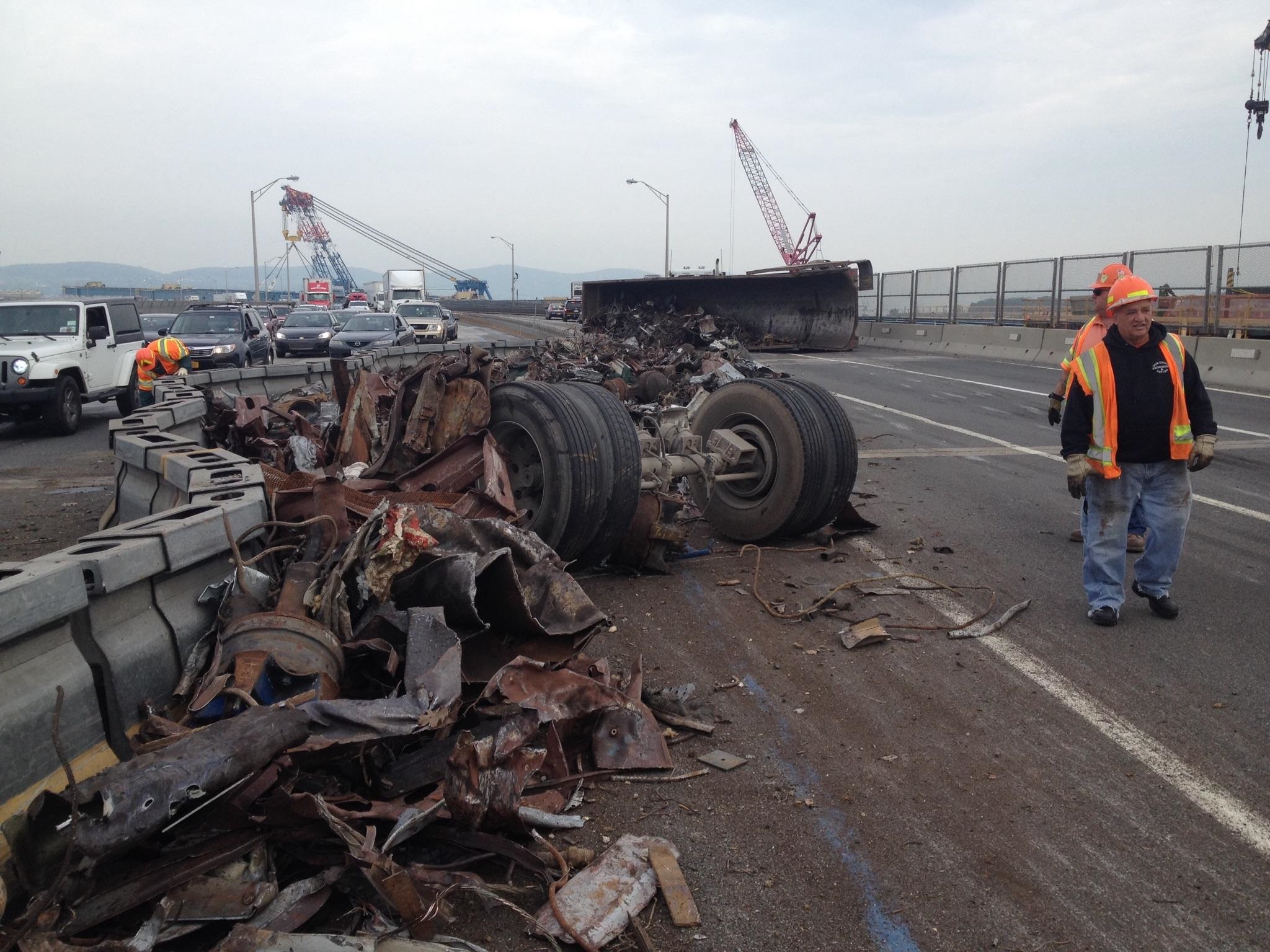 Rollover Accident Northbound on Tappan Zee Bridge - The ...