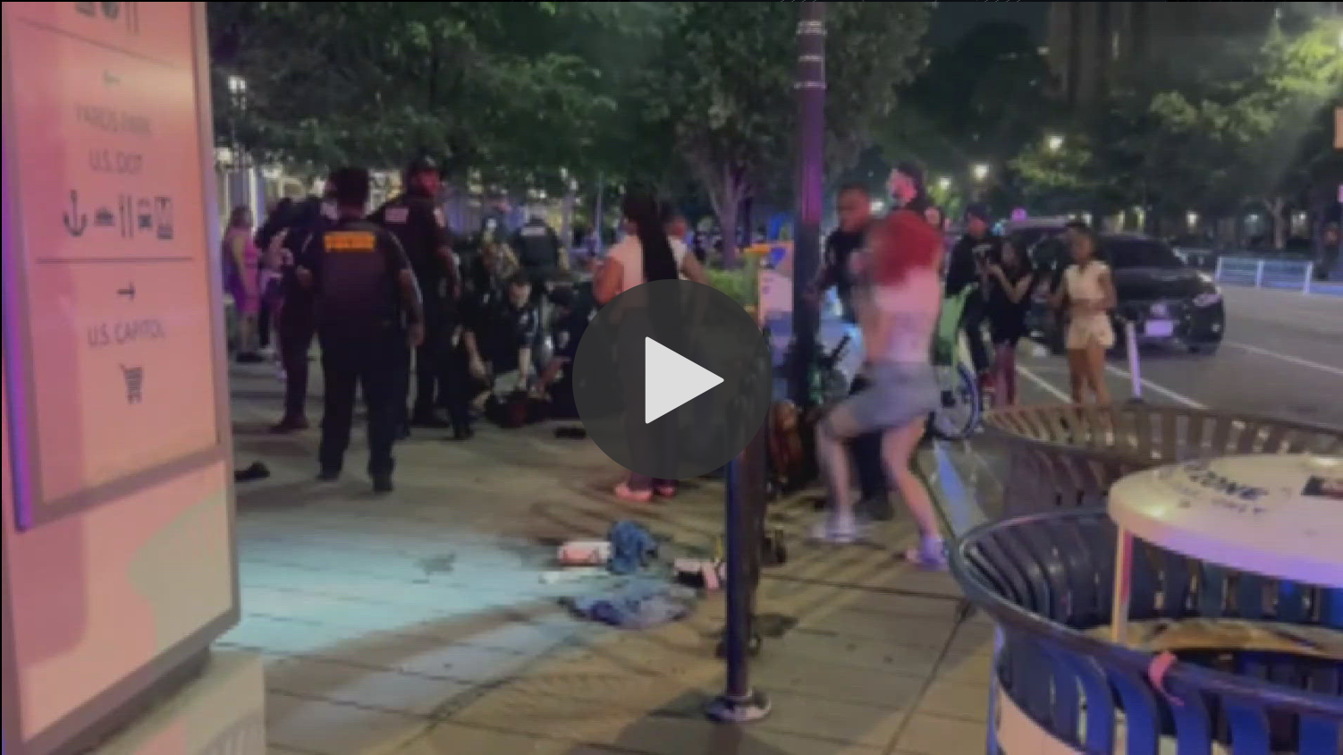 Chaos Erupts as Hundreds of Teens Cause Disturbance Near Nationals Park in Navy Yard