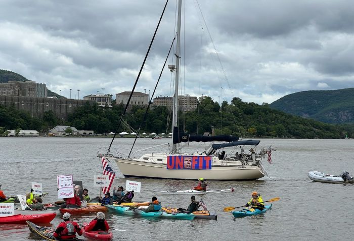 Protesters Surround West Point During Trump’s Commencement Address, Echoing Call to Defend Democracy