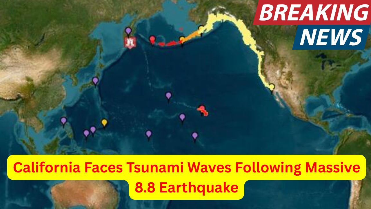 California Faces Tsunami Waves Following Massive 8.8 Earthquake