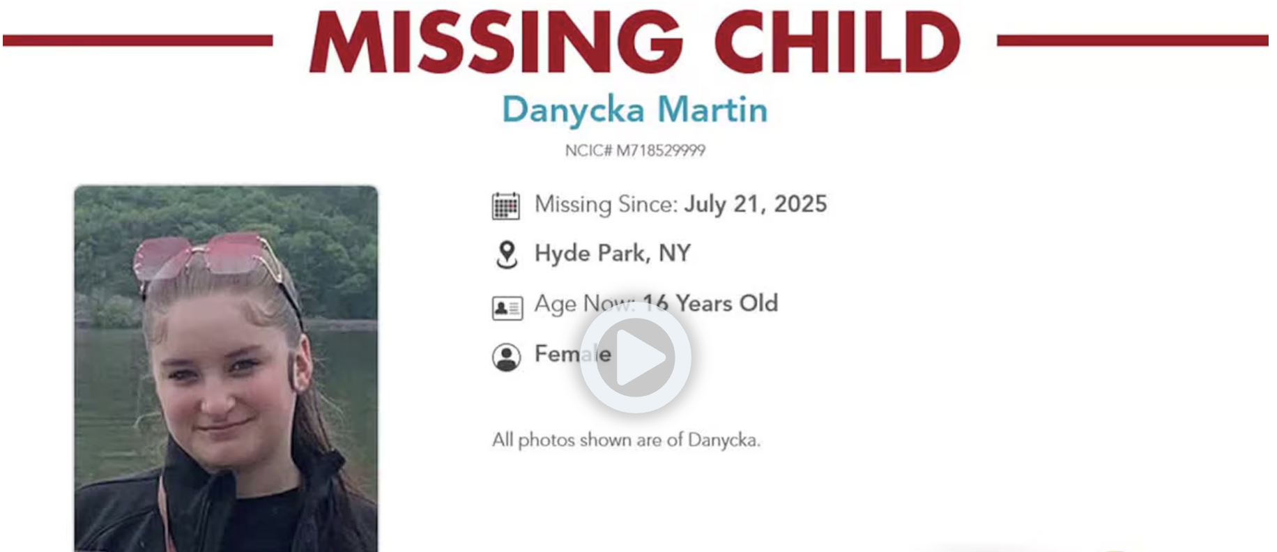 Concern Grows for Missing 16-Year-Old Girl from Watertown Area