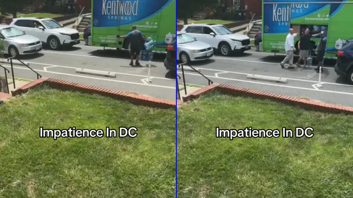 DC Resident Defends Delivery Driver from Raging “Karen” in Viral Street Standoff