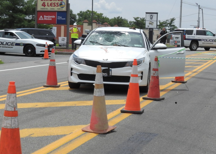 Flagger Struck by Vehicle in New Windsor Work Zone
