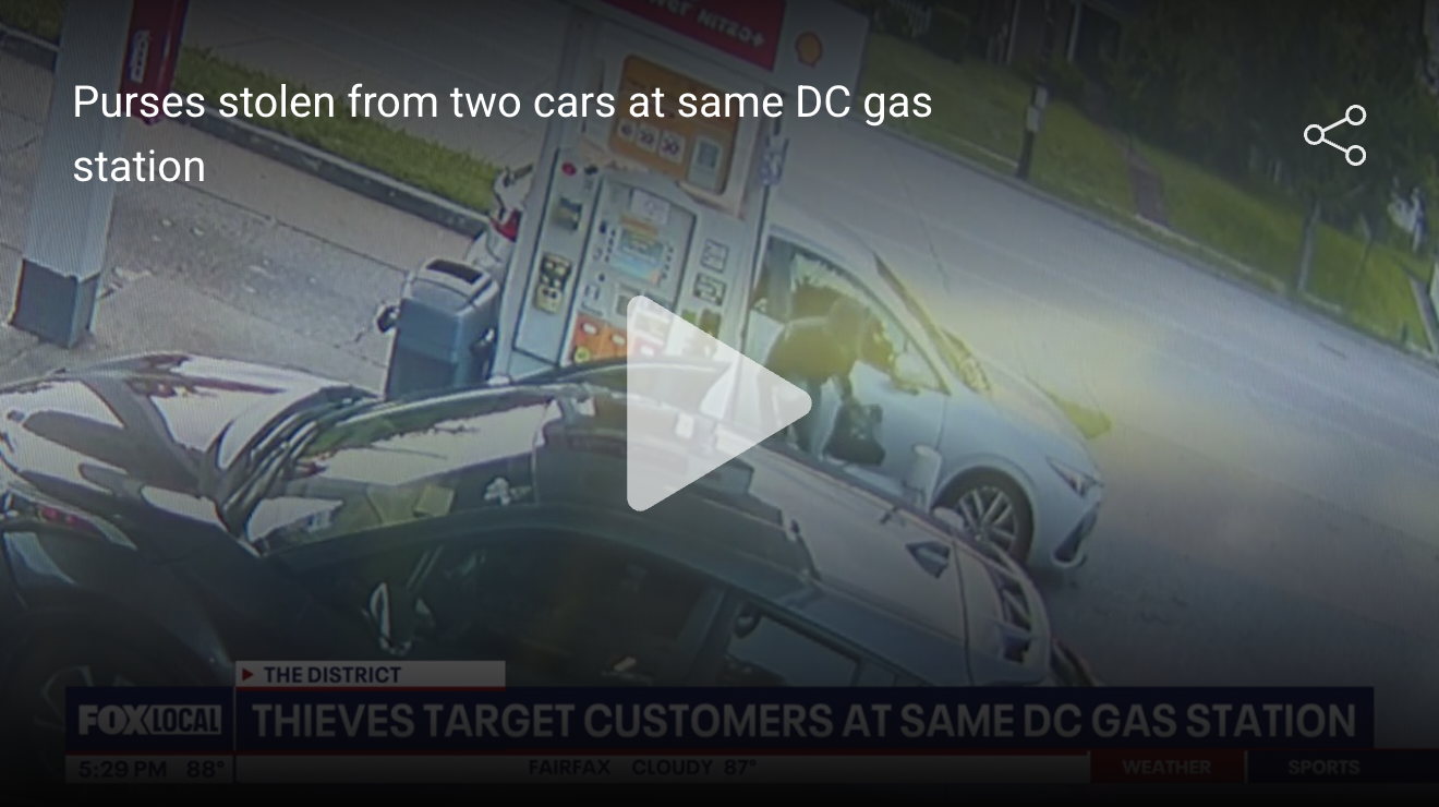 Police Investigate Back-to-Back Purse Thefts at Northeast D.C. Gas Station