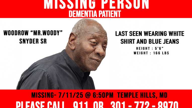 Temple Hills Family Pleads for Help in Finding Missing 78-Year-Old Man