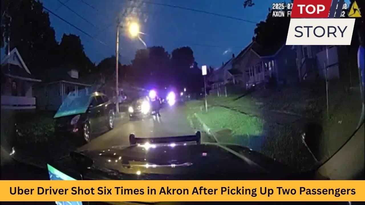 Uber Driver Shot Six Times in Akron After Picking Up Two Passengers