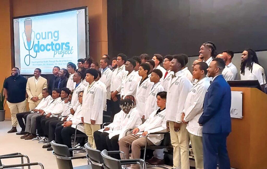 White Coats and Brotherhood: Young Doctors Project Empowers Black Youth to Pursue Careers in Health and Medicine