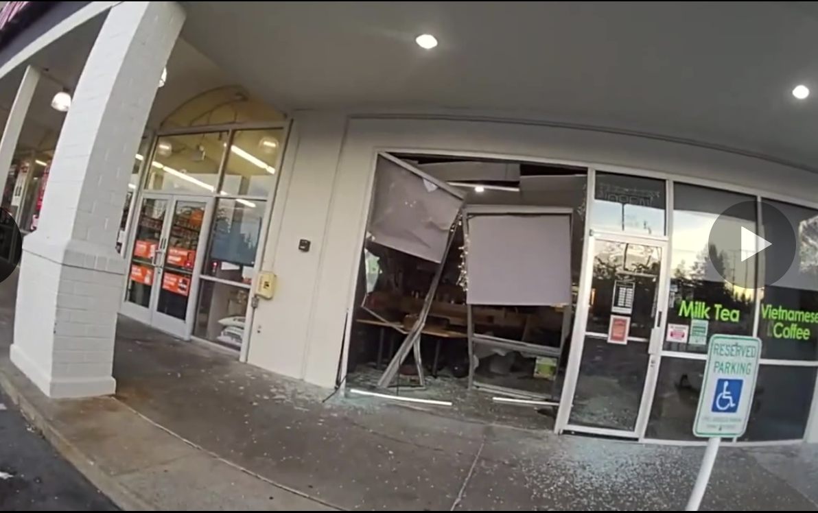 Failed Towing Attempt Leaves University Place Business Damaged; Authorities Seek Suspects