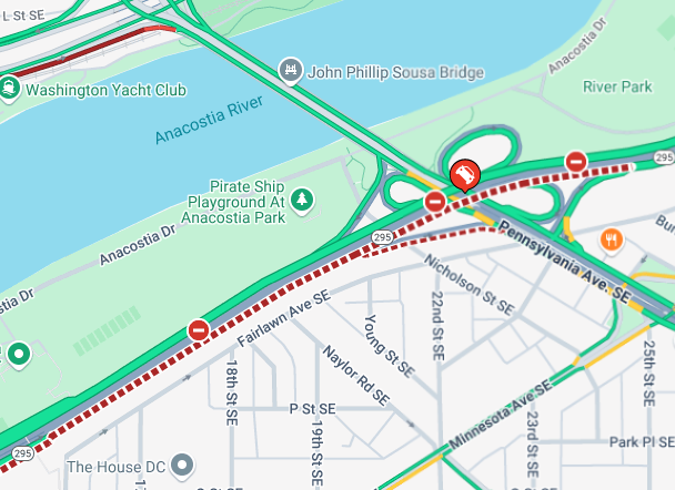 Fatal Crash on DC-295 Shuts Down Northbound Lanes for Over 10 Hours