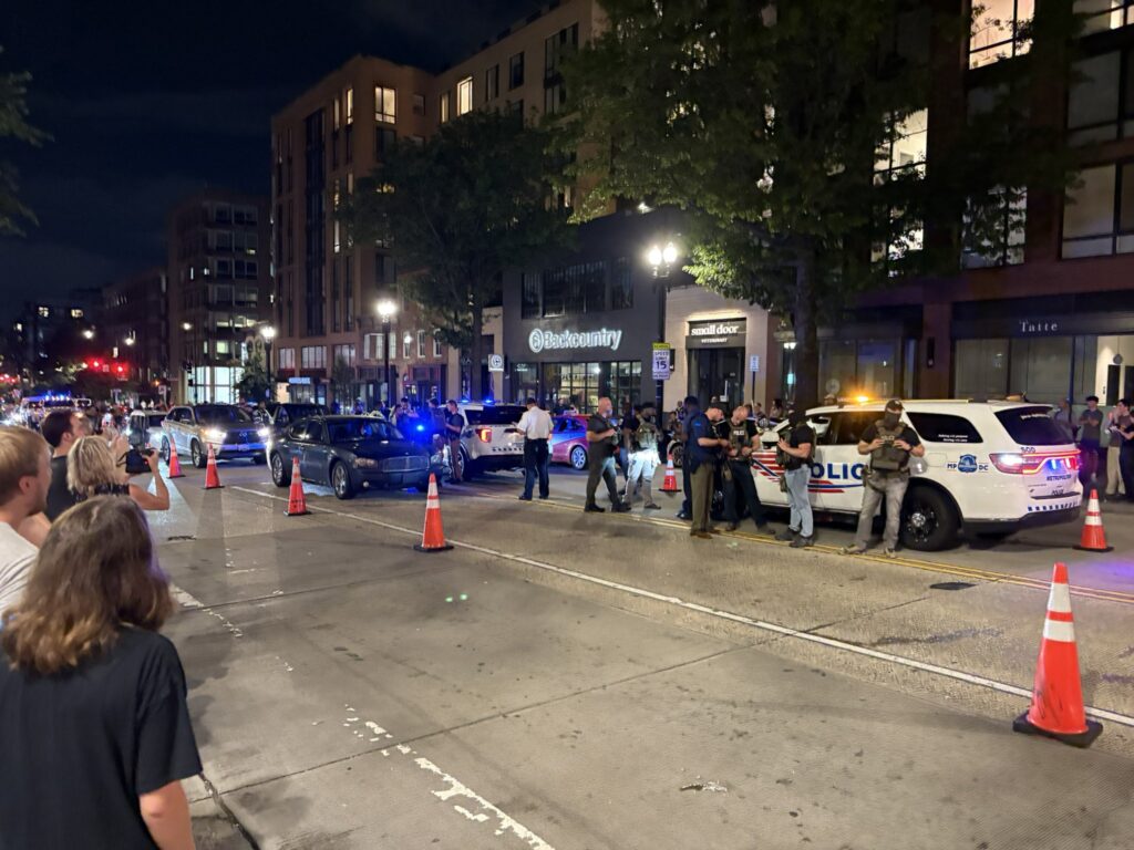 Fury Builds Over Federal Police Checkpoint on 14th Street in D.C.