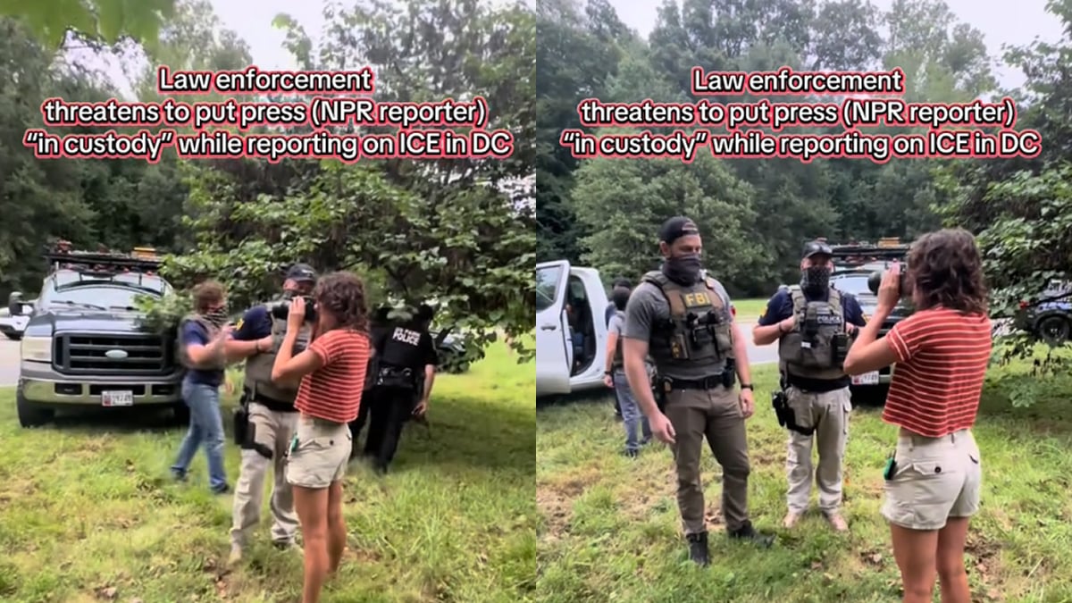 ICE Targets NPR Reporter in Washington, D.C. Confrontation: ‘Secret Police Are a Hallmark of Authoritarian Regimes’
