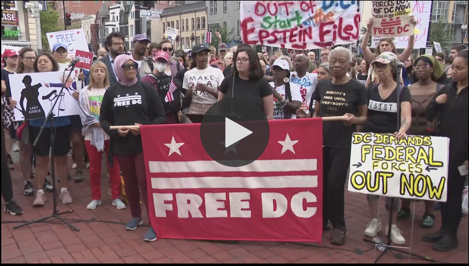 Protesters in DC Demand Withdrawal of Federal Law Enforcement Amid Escalation Fears