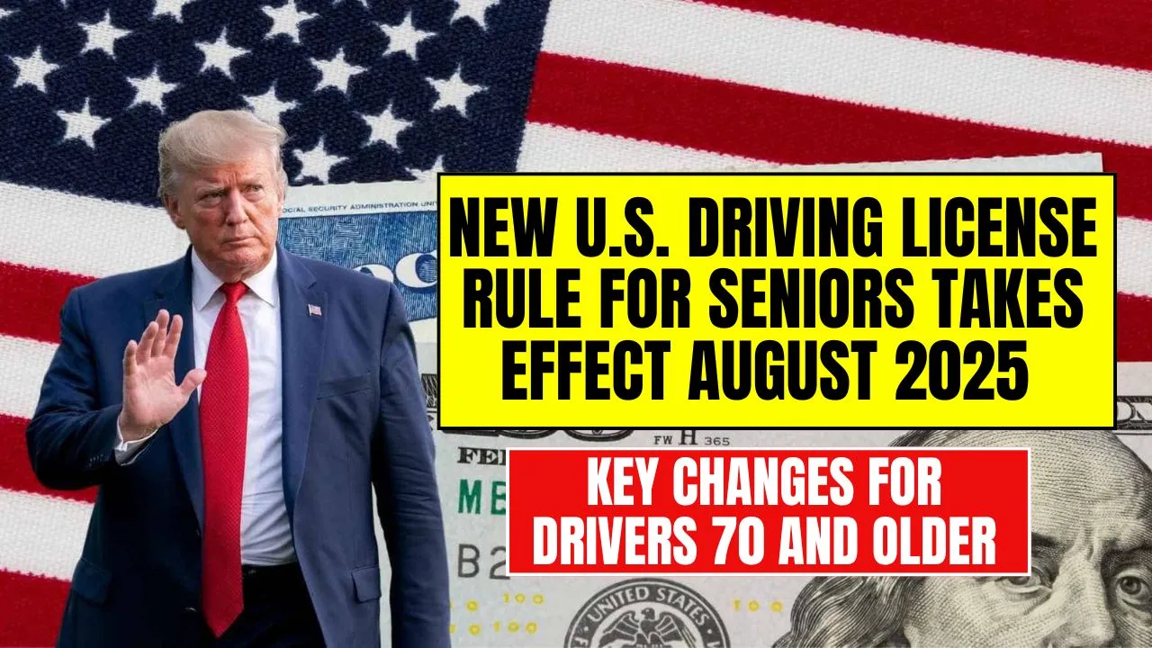 US Driving License Rule Changes in New York from August 2025 – Essential Changes for Drivers Aged 70 and Above